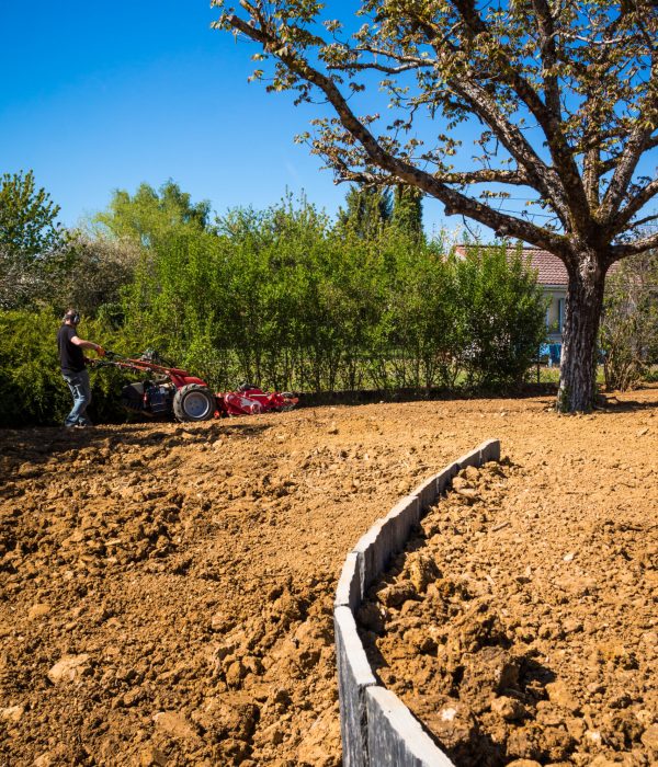 aménagement du jardin