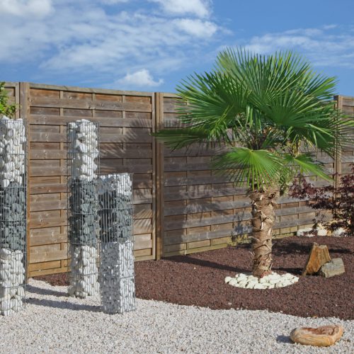 déco minérale d'un massif